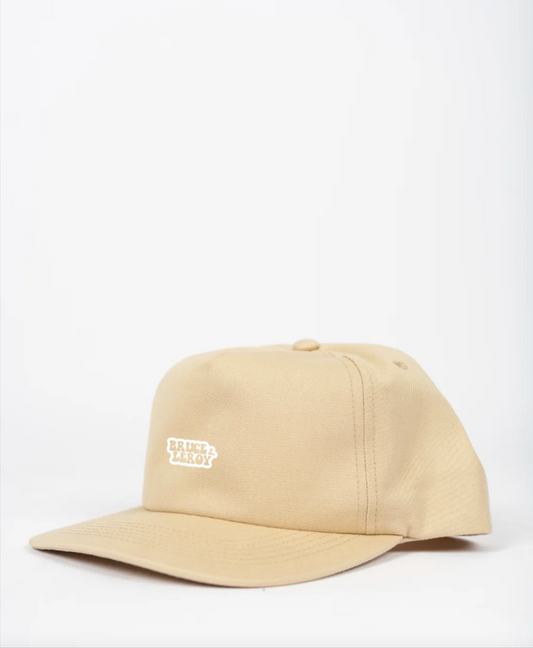 B&L CLASSIC SNAP CAP (KAHKI & WHITE)
